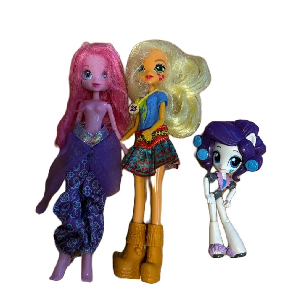 My Little Pony Dolls Equestria Girls Apple Jack Rarity Bundle Lot